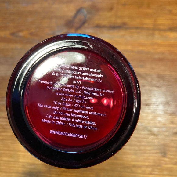 A Christmas story leg lamp 16 ounce glass fragile must be Italian new inbox, - Picture 6 of 7